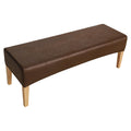 FORCHEER Dining Bench Cover Velvet Black Bench Slipcover for Living Room Rectangle 59inch Bench Seat Protector for Bedroom, Kitchen Washable(Velvet-Black)
