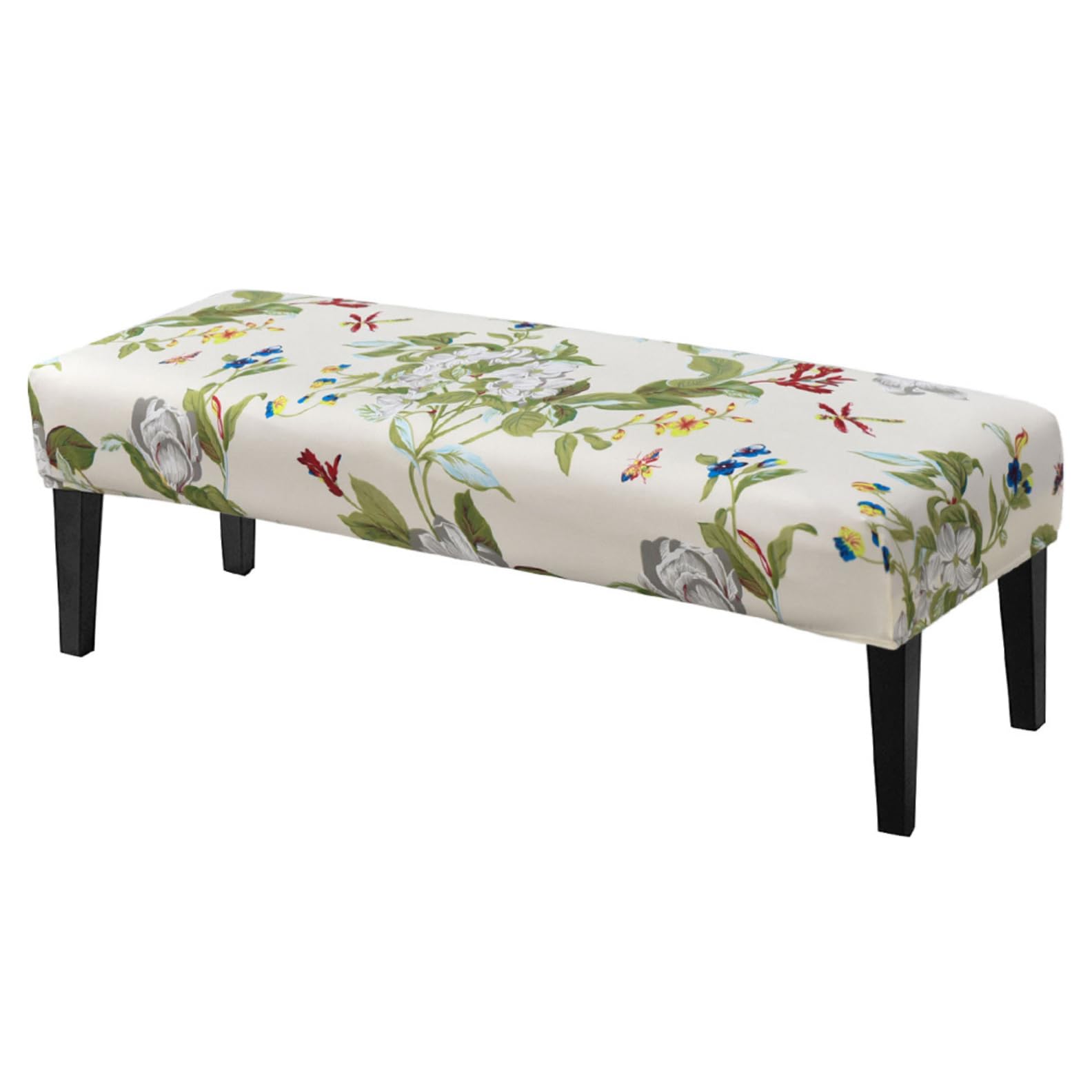 SearchI Dining Bench Cover, Stretch Washable Long Bench Seat Covers, Rectangle Dining Table Bench Slipover for Dining Room, Living Room, Kitchen(Beige)