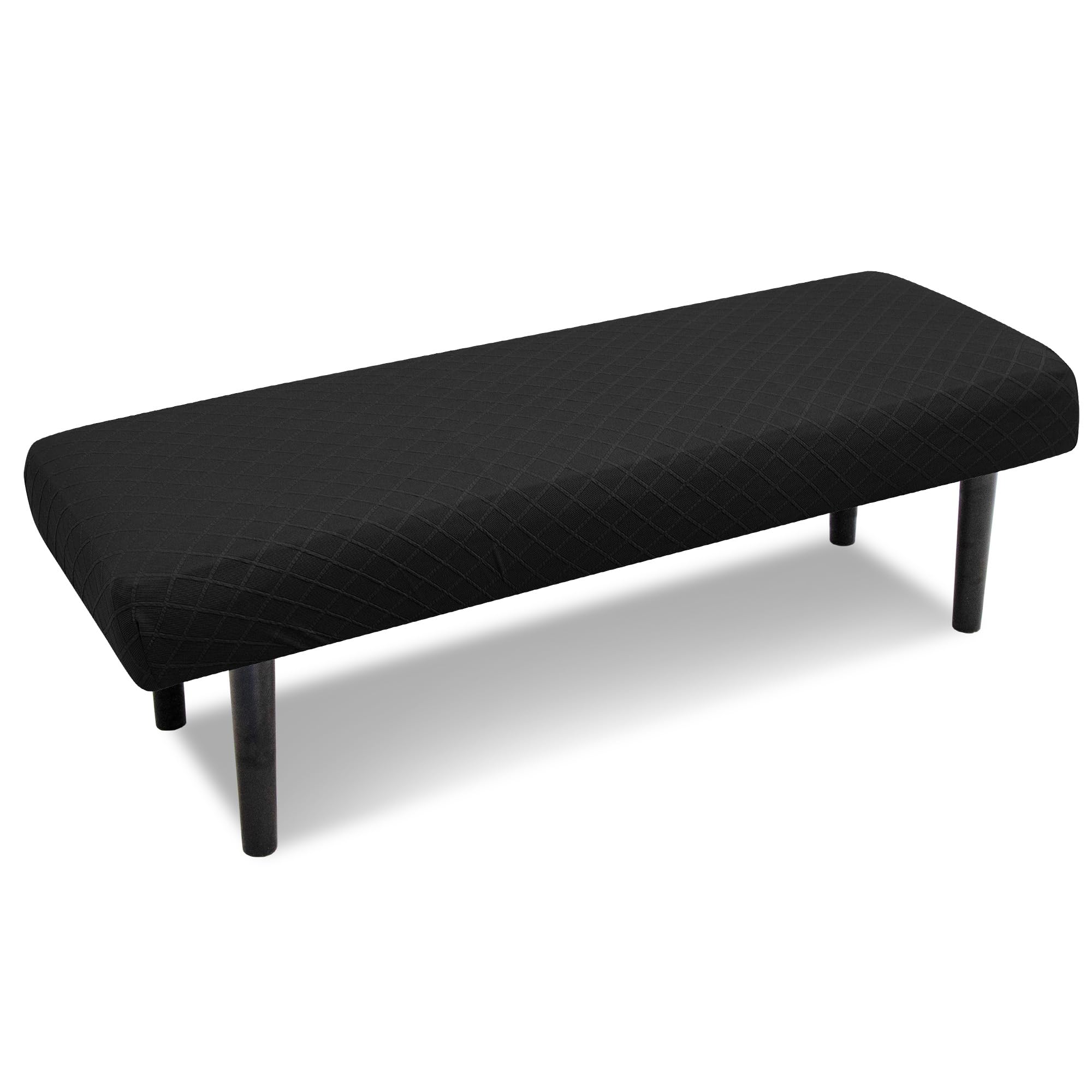 Stretch Bench Covers, Bench Seat Covers, Bench Cushions Covers, Printed Bench Seat Protector, Washable Bench Slipcover, Rectangle Bench Covers for Dining Room, Living Room, Kitchen (Flowers)