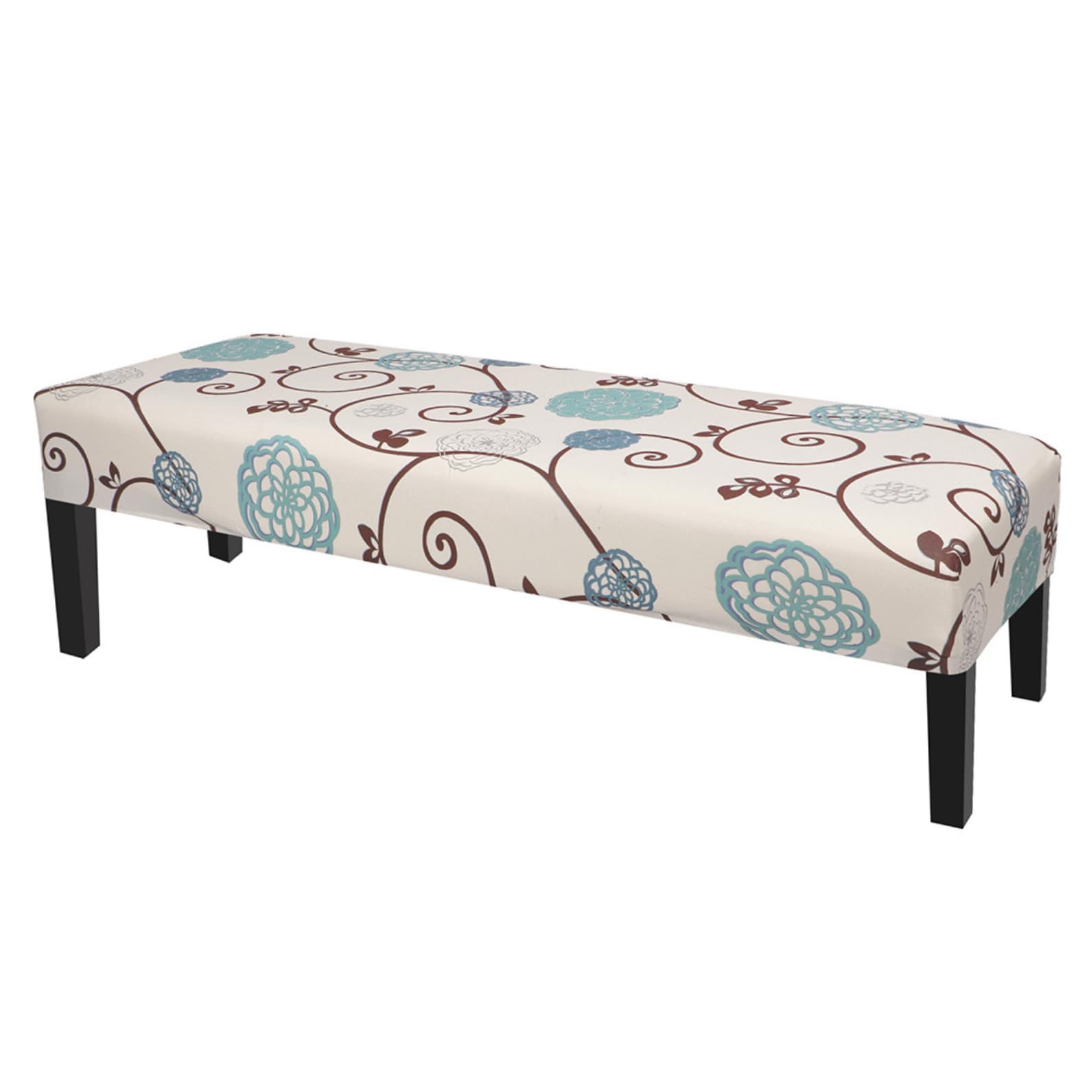 SearchI Dining Bench Cover, Stretch Washable Long Bench Seat Covers, Rectangle Dining Table Bench Slipover for Dining Room, Living Room, Kitchen(Beige)