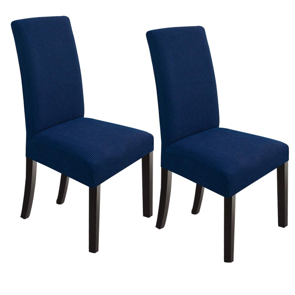 NORTHERN BROTHERS Dining Chair Covers Seat Parson Chair Slipcover for Dining Room Set of 4, Khaki