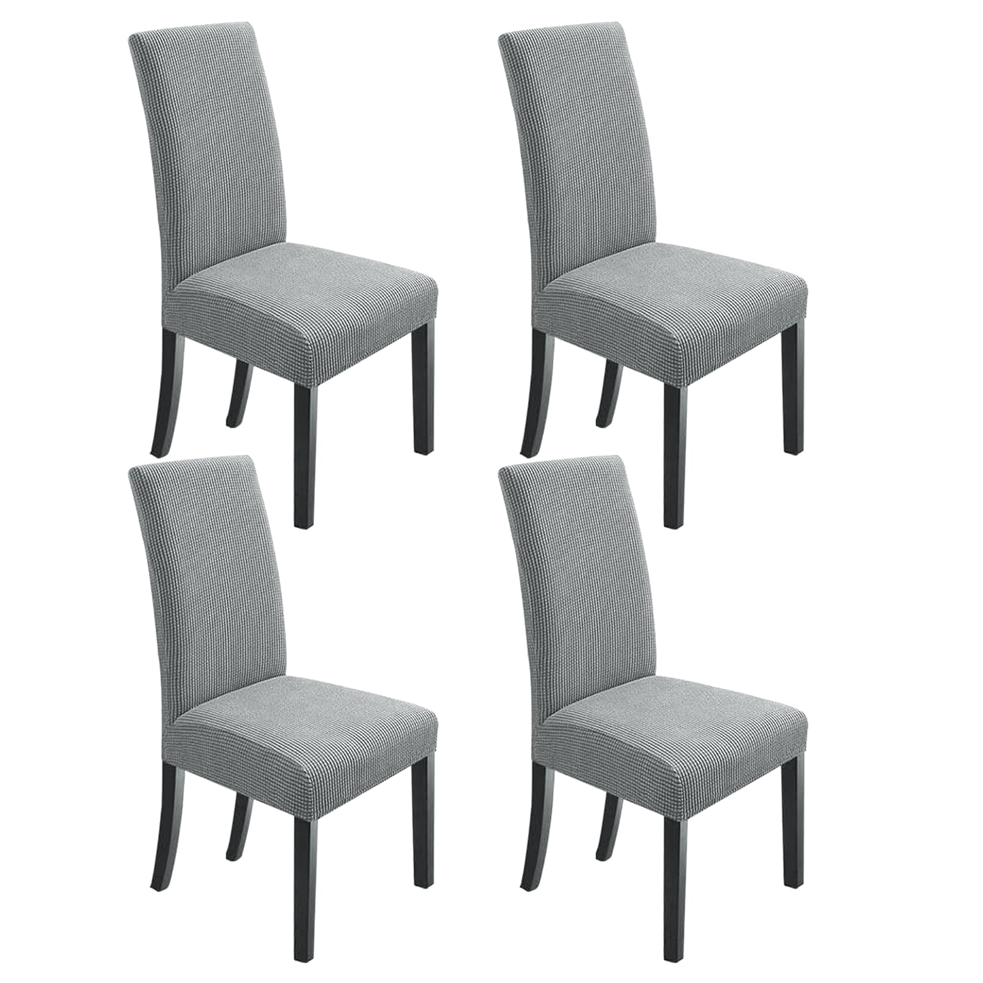 NORTHERN BROTHERS Dining Chair Covers Seat Parson Chair Slipcover for Dining Room Set of 4, Khaki