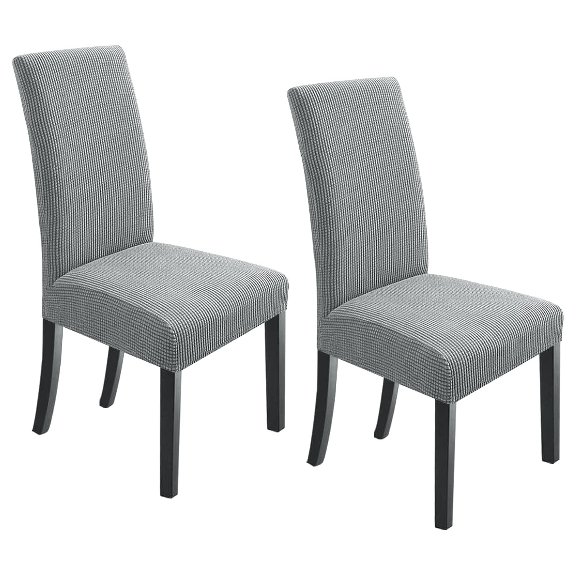NORTHERN BROTHERS Dining Chair Covers Seat Parson Chair Slipcover for Dining Room Set of 4, Khaki