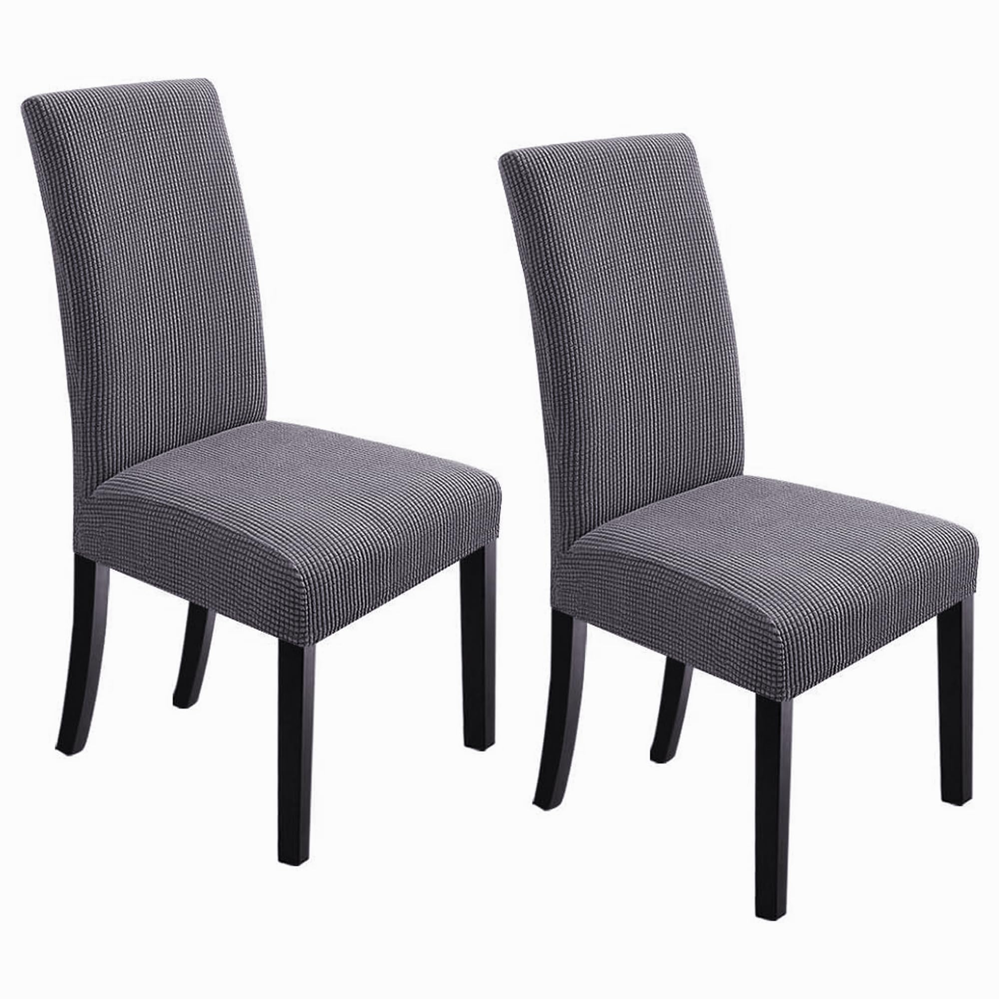 NORTHERN BROTHERS Dining Chair Covers Seat Parson Chair Slipcover for Dining Room Set of 4, Khaki