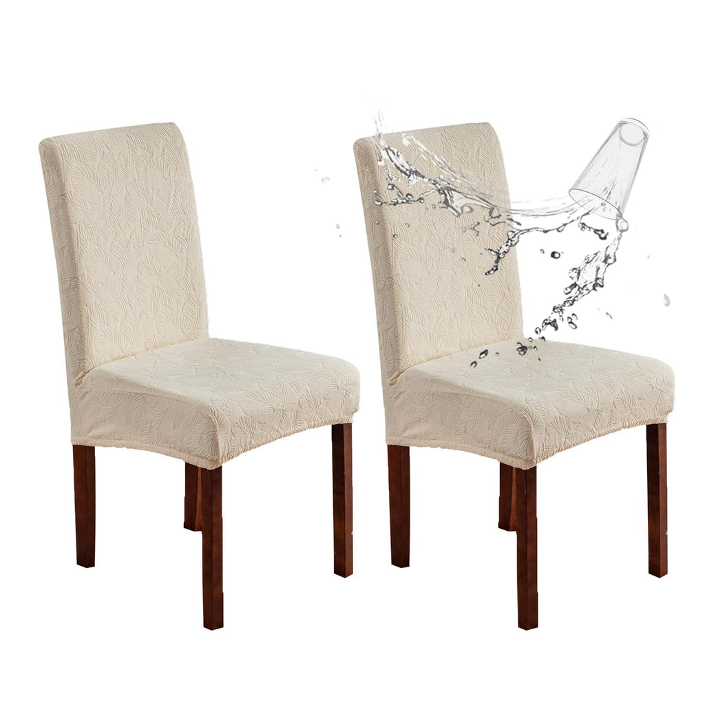 Waterproof Dining Chair Covers, Chair Covers for Dining Room Stretch Parsons Chair Slipcover, for Dining Room Kitchen Chair Protector Cover, Removable, Washable
