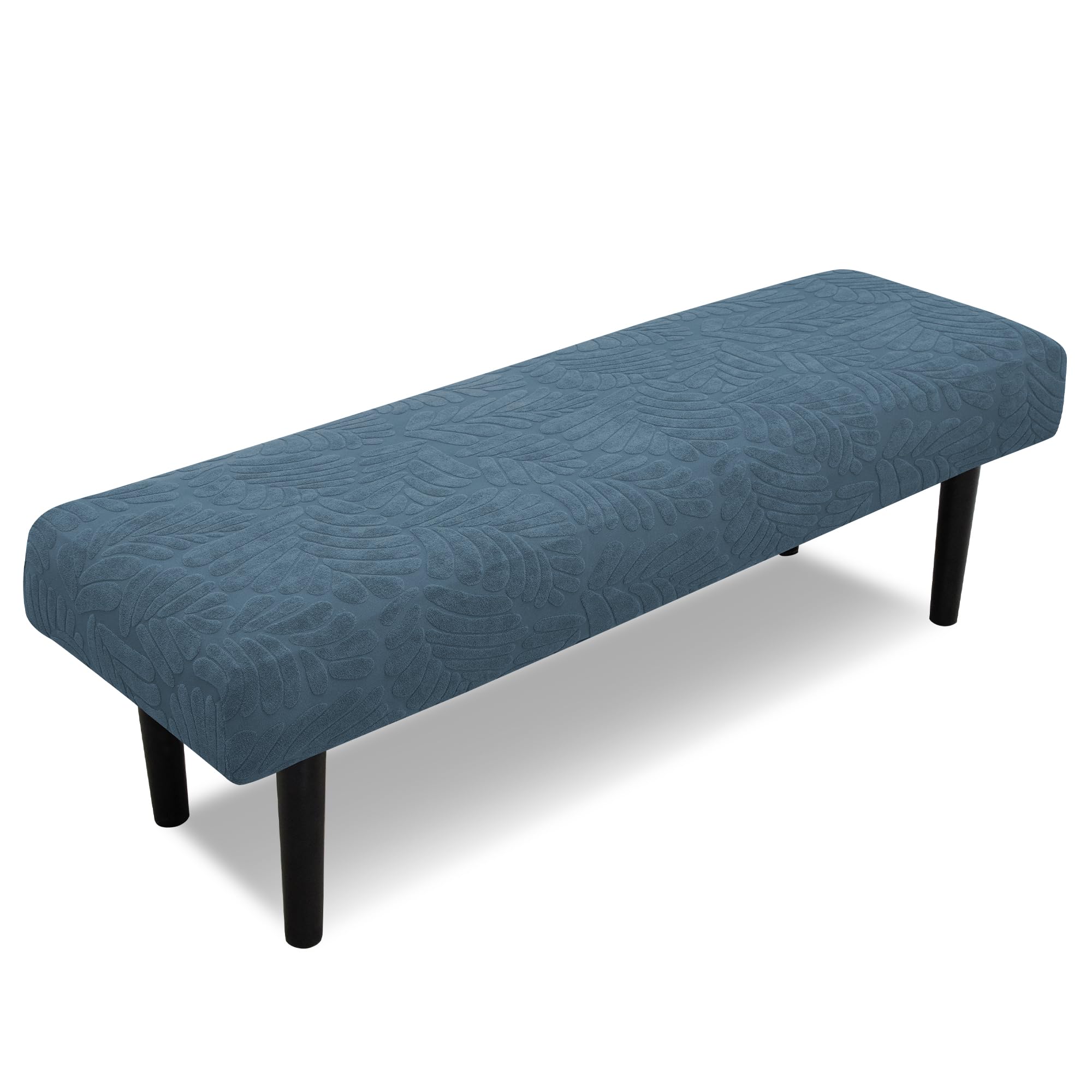Stretch Bench Covers, Bench Seat Covers, Bench Cushions Covers, Printed Bench Seat Protector, Washable Bench Slipcover, Rectangle Bench Covers for Dining Room, Living Room, Kitchen (Flowers)