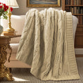 Chunky Knit Throw Blanket