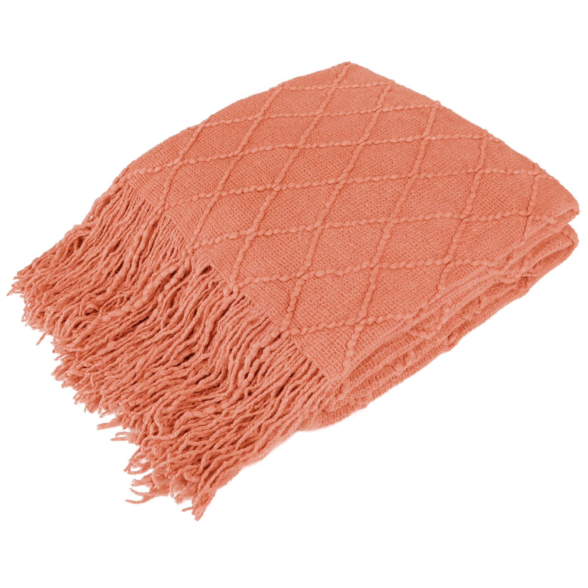 PAVILIA Tan Taupe Knit Throw Blanket for Couch Bed, Soft Knitted Farmhouse Sofa Throw for Living Room, Lightweight Decorative Fall Throw Blanket for Chair, Outdoor Textured Boho Blanket, 50x60