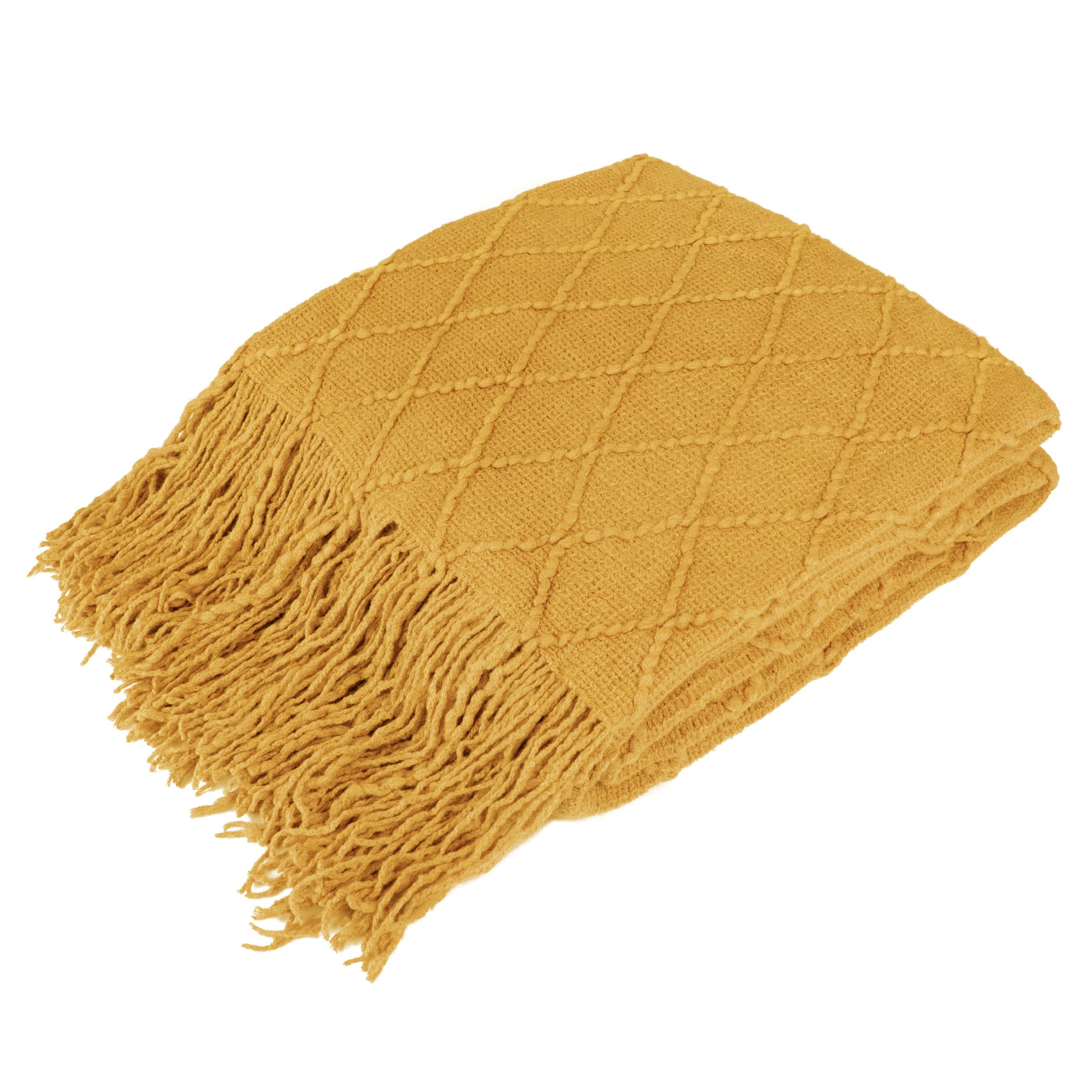 PAVILIA Tan Taupe Knit Throw Blanket for Couch Bed, Soft Knitted Farmhouse Sofa Throw for Living Room, Lightweight Decorative Fall Throw Blanket for Chair, Outdoor Textured Boho Blanket, 50x60
